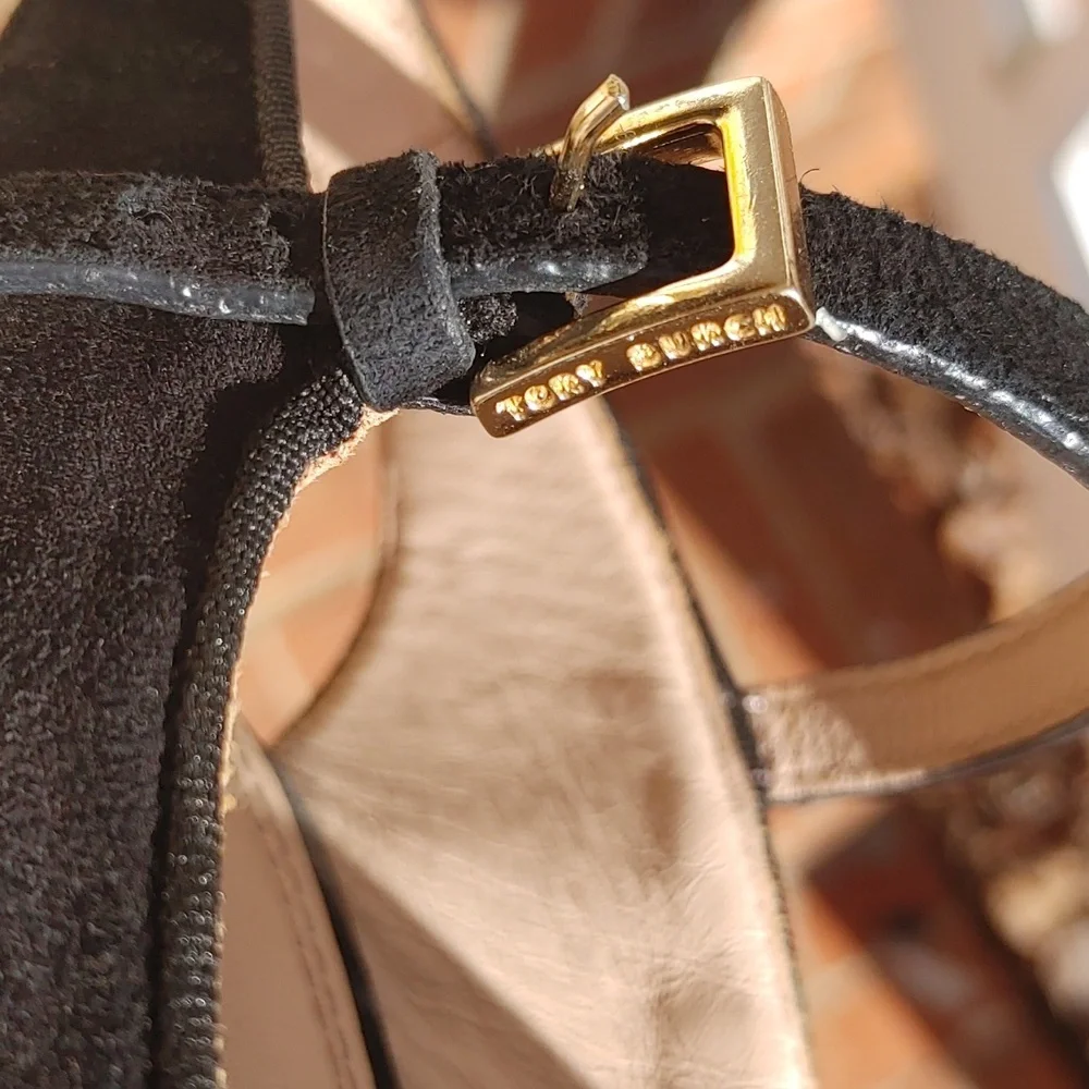 Tory Burch Ollie Platform Wedge Sandal Size 6 5 (2867)